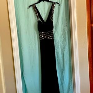 Prom dress with train